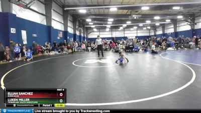 48-51 lbs Round 3 - Luken Miller, Timberline Youth Wrestling vs Elijah Sanchez, Kuna Klub