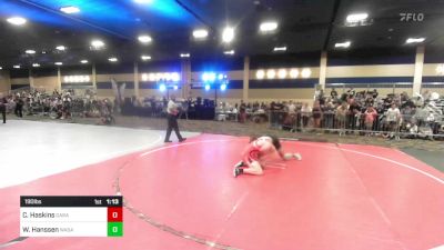 190 lbs Round Of 64 - Cade Haskins, Garage Boyz vs Wyatt Hanssen, Wasatch WC