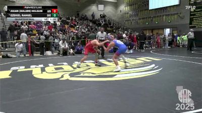 122 lbs Quarterfinal - Julian (Gullien) Holguin, AWA vs Ezekiel Rangel, Durham Wrestling Club