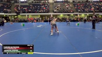 105 lbs Semifinal - Carver Butikofer, Outlaw Wresting Club vs Jameson Steffes, Sarbacker Wrestling Academy