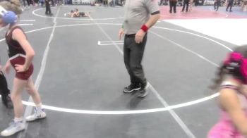 64 lbs Round Of 16 - Arabella Brackett, Buckaroo WC vs KelleyAnne Bates, Redwood WC