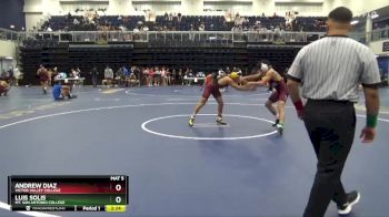 133 lbs Semifinal - Andrew Diaz, Victor Valley College vs Luis Solis, Mt. San Antonio College