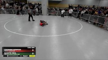 63 lbs Cons. Semi - Channing Bowman, Prodigy Wrestling vs Quentin Neal, Greater Heights Wrestling