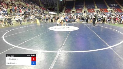 155 lbs Rnd Of 64 - Hailie Krueger, WI vs Aj Grant, IL