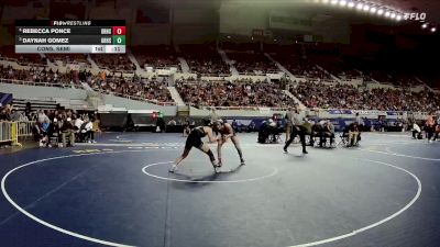 114-D1 Cons. Semi - Rebecca Ponce, Desert Ridge High School vs Daynah Gomez, Gila Ridge High School