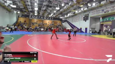 144 Boys Cons. Round 4 - Jonathan Yousif, Valhalla vs Ty Pope, Mount Miguel