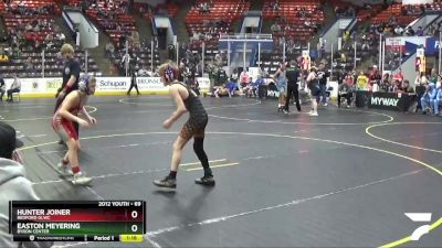 69 lbs Cons. Round 3 - Hunter Joiner, Bedford GLWC vs Easton Meyering, Byron Center