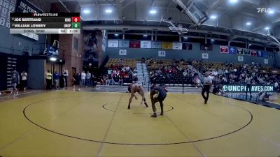 165 lbs Cons. Semi - Joe Bertrand, King vs William Lowery, UNC Pembroke