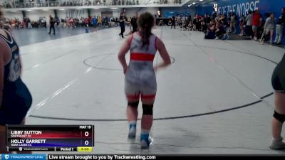 131 lbs Semifinal - Libby Sutton, Southeast CC vs Holly Garrett, Iowa Lakes CC