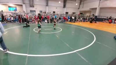 46 lbs Quarterfinal - Vander Ruggles, Dragon Youth Wrestling vs Alec Loya, Dumas Wrestling