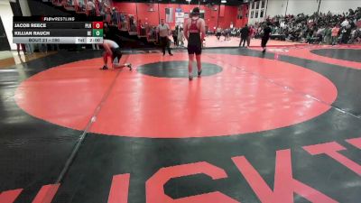 190 lbs Champ. Round 1 - Jacob Reece, Plainfield (NORTH) vs Killian Rauch, Belleville (EAST)