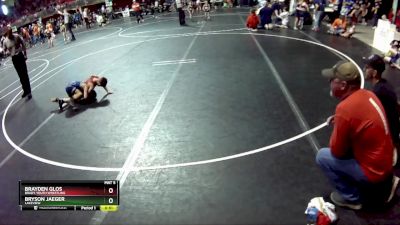 45 lbs Cons. Round 2 - Bryson Jaeger, Lakeview vs Brayden Glos, Brady Youth Wrestling