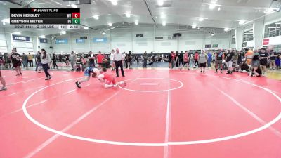 C-138 lbs Round Of 32 - Devin Hensley, WV vs Greyson Meyer, PA