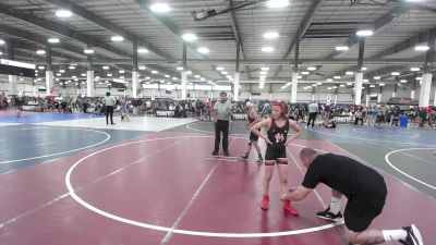 98 lbs Consi Of 8 #1 - Nixen Thiele, No Team vs Joshua Lujan, Southwest Wr Acd