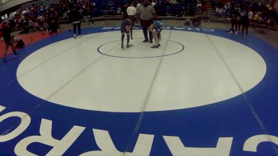 14U Boys - 92 lbs Champ. Round 1 - Casen Becker, Black Fox Wrestling Academy vs Tajuan Davis, Oklahoma