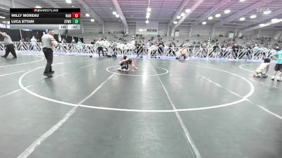 60 lbs Rr Rnd 1 - Willy Moreau, Ragin Raisins Niagara ES vs Luca Ettari, Shore Thing Sharks