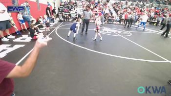 55 lbs Consi Of 4 - Brooks Clay, Skiatook Youth Wrestling vs Ace Bogart, Dark Cloud Wrestling Club