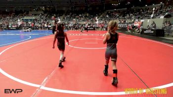 40 lbs Consi Of 8 #1 - Sadie Shannon, Longwood Wrestling Club vs Valeria Gutierrez, Wolf Pack Wrestling Club TX