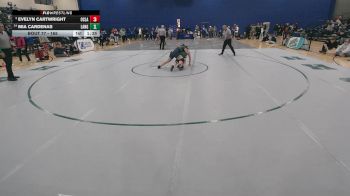 165 lbs Champ. Round 1 - Evelyn Cartwright, Ocean Lakes vs Mia Cardenas, Langley