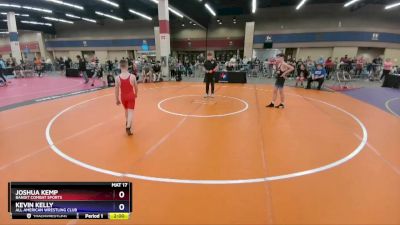 110 lbs Quarterfinal - Joshua Kemp, Bandit Combat Sports vs Kevin Kelly, All American Wrestling Club