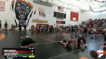 62 lbs Cons. Round 3 - Finn Wilhelm, Powell Wrestling Club vs Roman Haukaas, Cody Wrestling Club