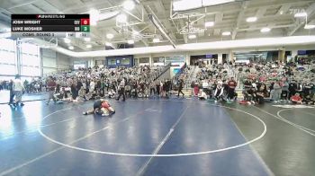 113 lbs Cons. Round 3 - Josh Wright, Cedar Valley vs Luke Mosher, Ridgeline