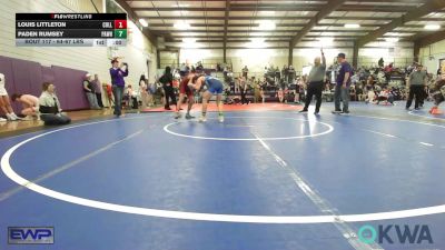 119 lbs Rr Rnd 3 - Daxen DeLaCerda, Bristow Wrestling vs Caysen Wahl, Bristow Wrestling