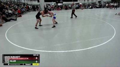 165 lbs Champ. Round 1 - Tate Miller, Illinois vs David Burchett, Goldman`s Wrestling Academy Of The Rockies