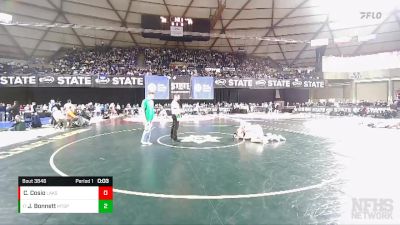 3A 138 lbs 3rd Place Match - Jayson Bonnett, Mt. Spokane vs Christopher Cosio, Lakes