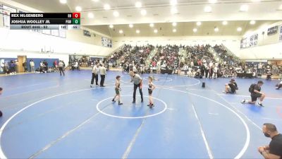 63 lbs Cons. Semi - Rex Hilgenberg, Rough House vs Joshua Woolley Jr., Poway