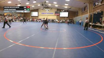 285 lbs Cons. Semi - Javier Martinez, Menlo vs Colton Mccutcheon, Doane