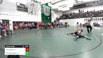 126 lbs Quarterfinal - Draven Lukata, Birmingham vs Martin Bocanegra, Rancho Cucamonga