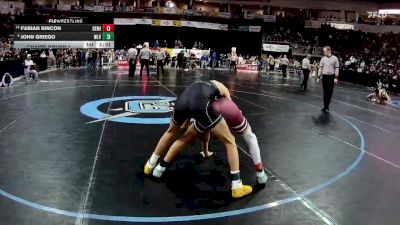 4A 107 lbs Champ. Round 1 - John Griego, West Las Vegas vs Fabian Rincon, Deming