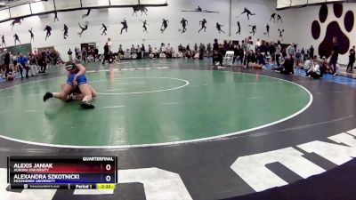 131 lbs Quarterfinal - Alexandra Szkotnicki, McKendree University vs Alexis Janiak, Aurora University