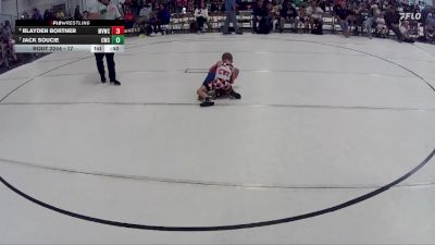 17 lbs Cons. Semi - Blayden Bortner, Medicine Valley Wrestling Club vs Jack Soucie, Cambridge Wrestling Club