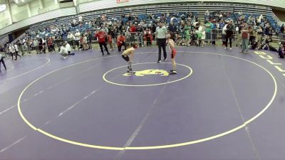 10U Boys - 71 lbs Cons. Round 2 - Tripp Davis, Chatham Wrestling Club vs Jace Korb, Blue Devils Wrestling Club