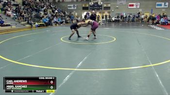 152 lbs Cons. Round 2 - Cael Andrews, Dimond vs Migel Sanchez, West Anchorage