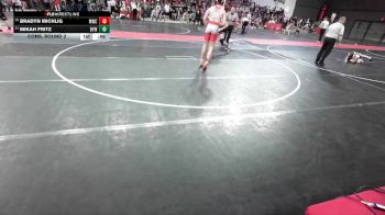 160 lbs Cons. Round 2 - Mikah Fritz, Boscobel Youth Wrestling vs Bradyn Michlig, Mukwonago Wrestling Club