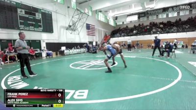 138 lbs Cons. Round 2 - Alex Sims, Santa Rosa Academy vs Frank Perez, Los Osos