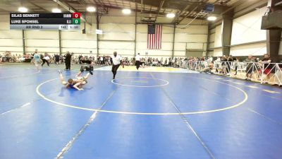 90 lbs Rr Rnd 2 - Silas Bennett, Hammers - MS vs Luke Sponsel, Illinois Menace - MS