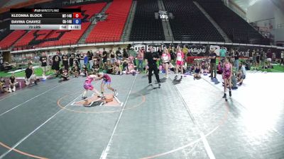 70 lbs Kleonna Block, Montana 14U Girls vs Davina Chavez, California 14U Girls