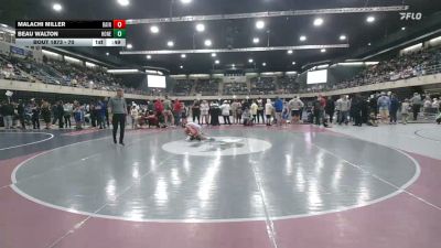 70 lbs Semifinal - Malachi Miller, Bainbridge vs Beau Walton, Honey Brook