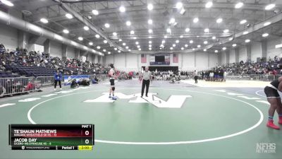 152 lbs Round 3 (3 Team) - Te`Shaun Mathews, Niagara Wheatfield Sr HS vs Jacob Day, Cicero-No.Syracuse HS