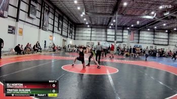 126 lbs Round 2 (4 Team) - Eli Horton, COMBAT ATHLETICS vs Tristan Guiliani, HEAVY HITTING HAMMERS