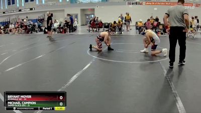 130 lbs Round 1 (6 Team) - Bryant Moyer, Riverdale WC vs Michael Campion, Sniper Black Ops