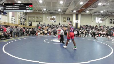 215 lbs Semifinal - Logan O'Connell, Mount Greylock vs Manuel Mengata, Tewksbury