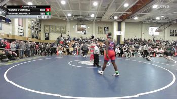 215 lbs Semifinal - Logan O'Connell, Mount Greylock vs Manuel Mengata, Tewksbury