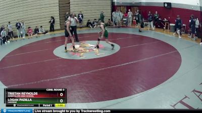 106 lbs Cons. Round 3 - Tristan Reynolds, Sunnyslope High School vs Logan Padilla, Lakeside