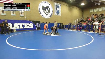 126 lbs Quarterfinal - Santino Alvaro, Santa Ynez vs Michael Trejo, Atascadero