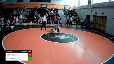 12U - 80 lbs Quarterfinal - Nash Winters, Latrobe vs Kamden Thomas, Albert Gallatin